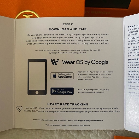 NIB Tory Burch Touchscreen Smart Watch TBT1000 - Picture 10 of 16